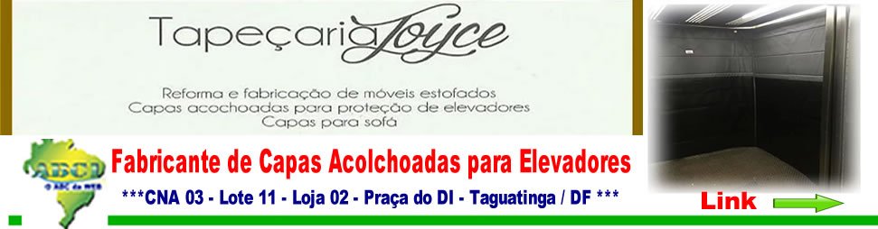 Link_ABC1_Tap_Joyce Fabricante de capas acolchoadas para elevadores, Taguatinga / DF